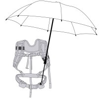 Euroschirm Tragegurtsystem für handsfree Regenschirme