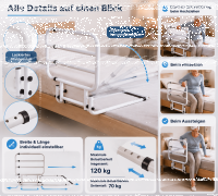 Bettgeländer ausziehbar