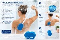 Rückenschwamm Kunststoffstiel 56 cm