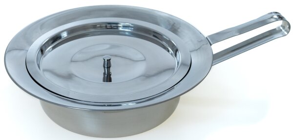 Steckbecken aus Edelstahl 30 cm
