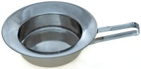 Steckbecken aus Edelstahl 30 cm