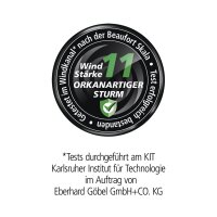 Euroschirm birdiepal carbon, schwarz