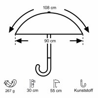 City-Regenschirm birdiepal select