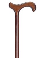 Gehstock Derbygriff braun