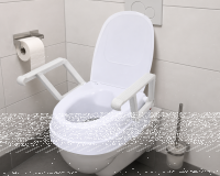 Toilettensitzerhöhung 3-Fach mit Armlehnen