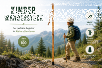 Kinderstock Wanderstock Marschierer Bambus