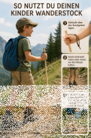 Kinderstock Wanderstock Marschierer Natur