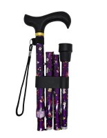 Faltstock Derbygriff Floral