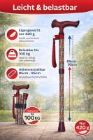 Faltstock Escortgriff rot