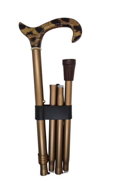 Faltstock Derbygriff Tiger