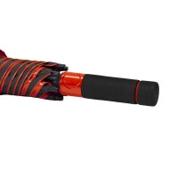 Euroschirm City-Regenschirm Langschirm birdiepal seasons, schwarz / orange, Stockschirm, Automatik, Lichtschutzfaktor 50+